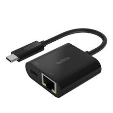 Belkin USB-C to Ethernet + Charge Adapter (INC001BTBK)