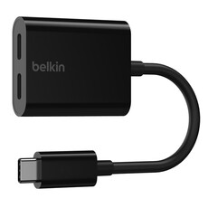 Belkin RockStar USB-C Audio + Charge Adapter (F7U081BTBLK)