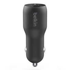 Belkin BoostCharge 37W Dual Car Charger with PPS (CCB004BTBK)