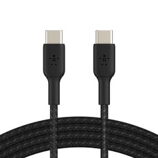 Belkin BoostCharge Black Braided USB-C to USB-C Cable (CAB004BT1MBK)