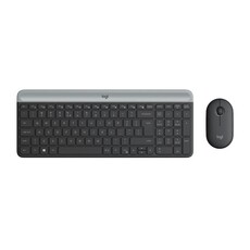 Logitech MK470 Ultra-slim Compact and Quiet Wireless Keyboard and Mouse Combo (920-009204)