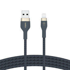 Belkin BoostCharge Pro Flex 1 meter USB-A Cable with Lightning Connector (CAA010BT1MBL)