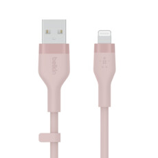 Belkin BoostCharge Flex Lightning Connector USB-A Pink Cable (CAA008BT1MPK)