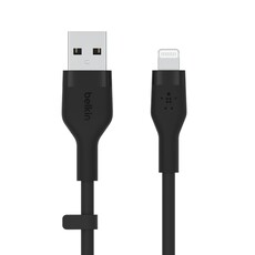 Belkin BoostCharge Flex Lightning Connector USB-A Black Cable (CAA008BT1MBK)