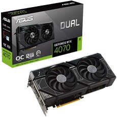 ASUS Dual GeForce RTX 4070 OC 12GB GDDR6X Graphics Card (90YV0IZ2-M0NA00)