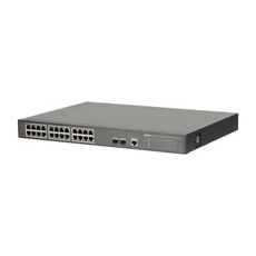 Dahua 24-Port PoE Gigabit Managed Switch total PoE budget 360W (DH-PFS4226-24GT-360)