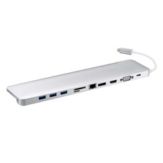 ATEN USB-C Multiport Dock with Power Pass-Through (UH3234)