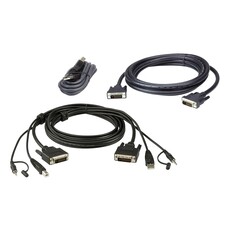 ATEN 1.8M USB DVI-D Dual Link Dual Display Secure KVM Cable Kit (2L-7D02UDX3)