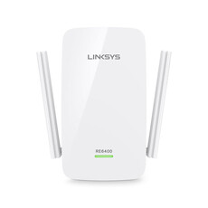 Linksys Dual-Band AC1200 BOOST EX WiFi 5 Range Extender (LNK-RE6400-EU)