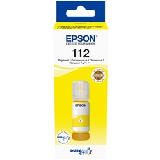 Genuine Epson EcoTank 112 70ml Pigment Yellow Ink Bottle (C13T06C44A)