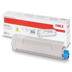 Genuine OKI 45862837 Yellow Laser Toner Cartridge