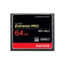 SanDisk 64GB Extreme Pro CompactFlash Memory Card (SDCFXPS-064G-X46)