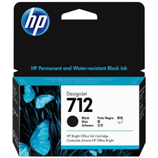 Genuine HP 712 38ml Black DesignJet Ink Cartridge (3ED70A)