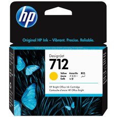 Genuine HP 712 29ml Yellow DesignJet Ink Cartridge (3ED69A)