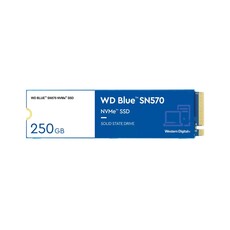 Western Digital Blue SN570 250GB M.2 PCIe NVMe 3D NAND Solid State Drive (WDS250G3B0C)