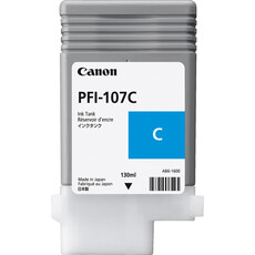 Genuine Canon PFI-107C 130ml Cyan Ink Cartridge (6706B001AA)