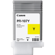 Genuine Canon PFI-107Y 130ml Yellow Ink Cartridge (6708B001AA)