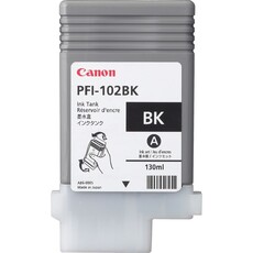 Genuine Canon PFI-102BK 130ml Black Ink Cartridge