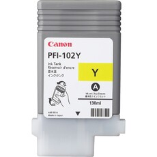 Genuine Canon PFI-102Y 130ml Yellow Ink Cartridge