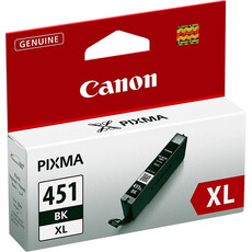 Genuine Canon CLI-451XL Black Ink Cartridge (6472B001AA)