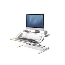 Fellowes Lotus DX Sit-Stand Workstation – White (8081101)