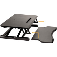 Fellowes Corsivo Height Adjustable Sit Stand Desk Converter (8091001)