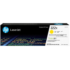 Genuine HP 222X High Yield Yellow LaserJet Toner Cartridge (W2222X)