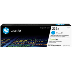 Genuine HP 222X High Yield Cyan LaserJet Toner Cartridge (W2221X)