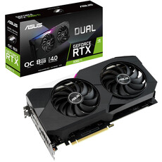 ASUS Dual GeForce RTX 3060 Ti OC Edition 8GB GDDR6 Graphics Card (90YV0G12-M0NM00)