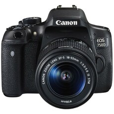 Canon EOS 750D DSLR Camera with 18-55mm STM Lens Kit (0592C059AA)