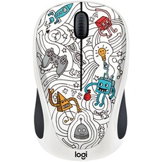 Logitech M238 Wireless Mouse - Techie White