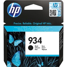 Genuine HP 934 Black Original Ink Cartridge Blister Pack (C2P19AE#301)