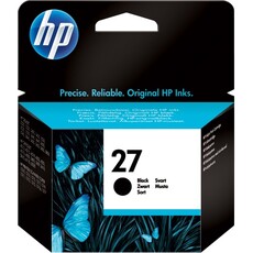 Genuine HP 27 Black Inkjet Print Cartridge Blister Pack (C8727AE#301)