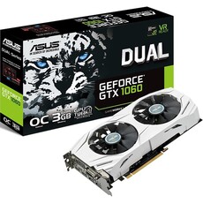 ASUS Dual nVidia GeForce GTX 1060 3GB Gaming Graphics Card