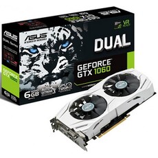 ASUS Dual nVidia GeForce GTX 1060 6GB Gaming Graphics Card