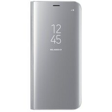 Samsung Galaxy Dream S8 Clear View Standing Cover - Silver