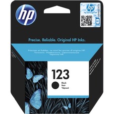 Genuine HP 123 Black Ink Cartridge Blister Pack (F6V17AE#301)