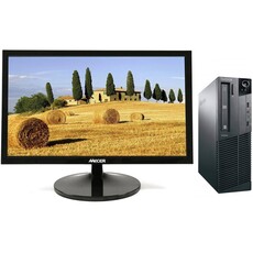 Lenovo ThinkCentre M92p Desktop PC + Mecer A2055H HD+ LED Monitor