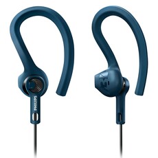 Philips SHQ1400 ActionFit Sports Earhook Headphones - Blue