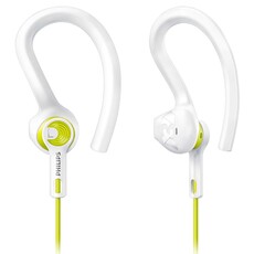 Philips SHQ1400 ActionFit Sports Earhook Headphones - Lime