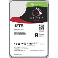 Seagate IronWolf Pro 12TB 3.5-inch NAS Hard Drive (ST12000NE0007)