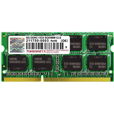 Transcend 8GB DDR3 1333MHz Notebook Memory Module (TS1GSK64V3H)