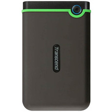 Transcend StoreJet 25MC 1TB 2.5-inch USB 3.1 Rugged External Hard Drive (TS1TSJ25MC) - Iron Grey