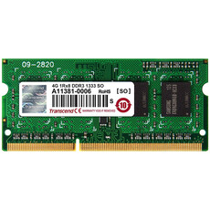 Transcend 4GB DDR3 1333MHz Notebook Memory Module (TS512MSK64V3H)