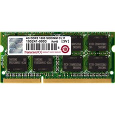 Transcend 4GB DDR3 1600MHz Notebook Memory Module (TS512MSK64V6H)