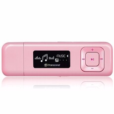 Transcend MP330 8GB MP3 Player - Pink