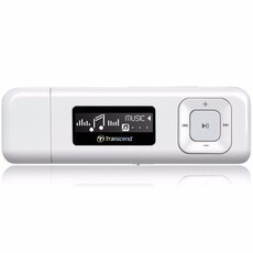 Transcend MP330 8GB MP3 Player - White