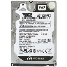 WD Black 750GB 2.5-inch Laptop Hard Drive (WD7500BPKX)