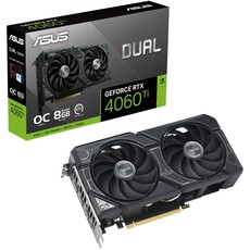 ASUS Dual GeForce RTX 4060 Ti OC Edition 8GB GDDR6 Graphics Card (90YV0J40-M0NA0)