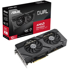 ASUS Dual Radeon RX 7700 XT OC Edition 12GB GDDR6 Graphics Card (90YV0JZ0-M0NA00)